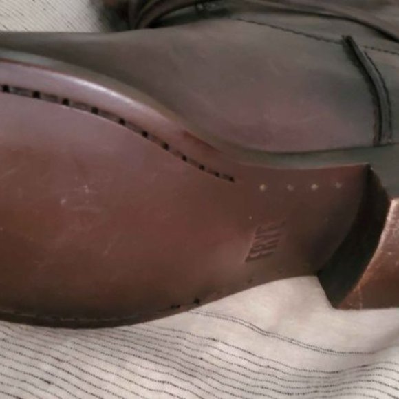 Frye Leather Riding Boots Size 7.5 - Picture 10 of 14